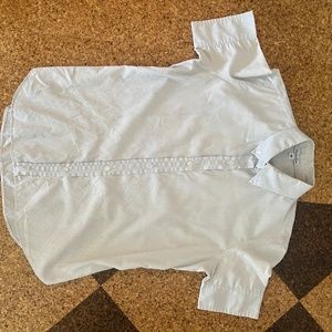 Soft gray button down